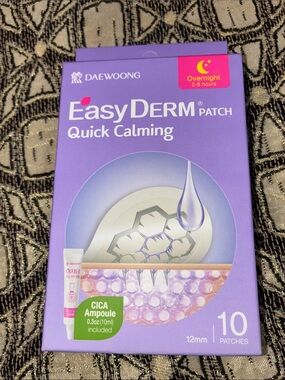 EasyDERM Quick Calming Patch - Purple (10 Patches)